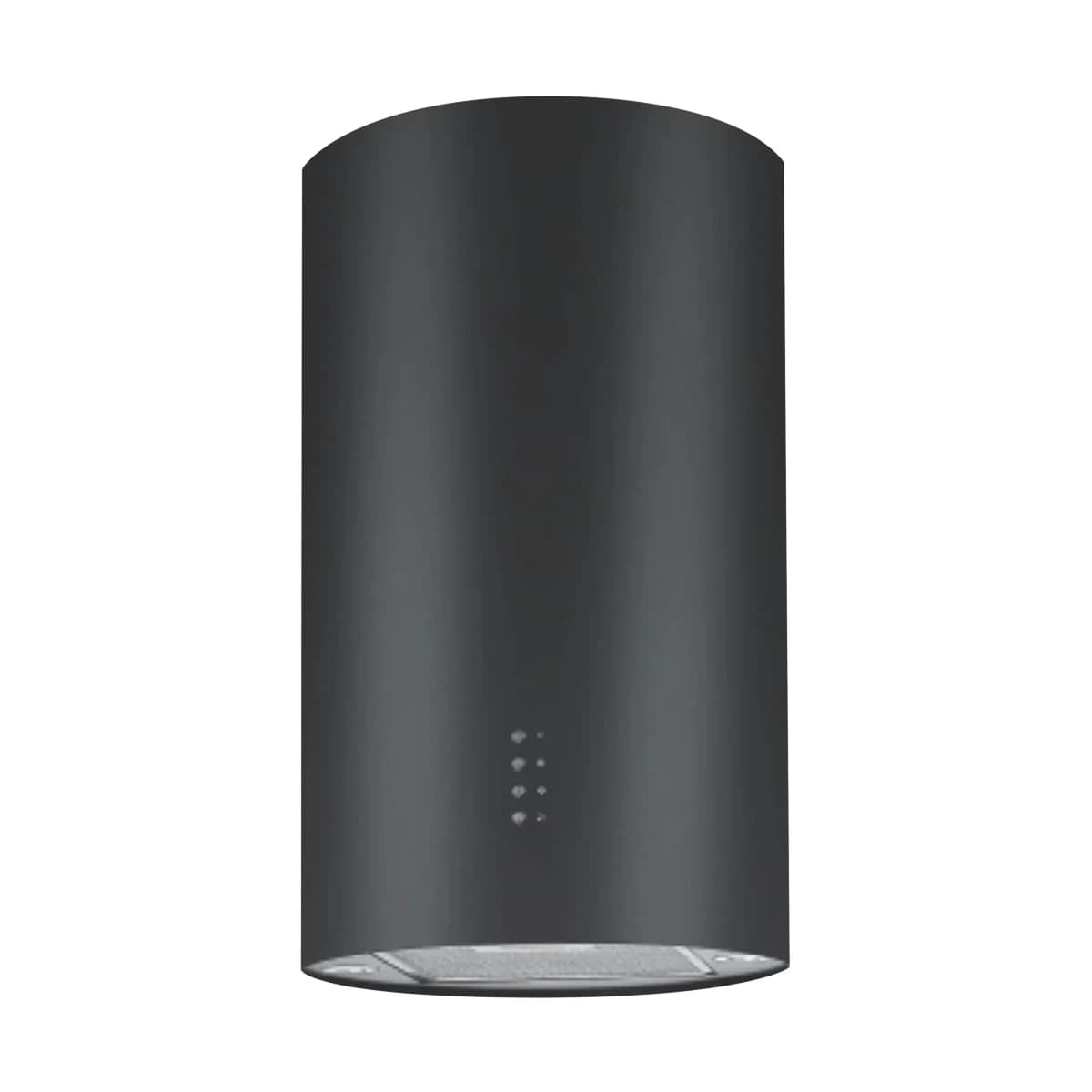 elica CIRCLE ISLAND 350 NERO 35cm 1000m3 / hr Ducted Ceiling Mounted Chimney with Soft Touch Electronic Control - 1000 / 35 image 1
